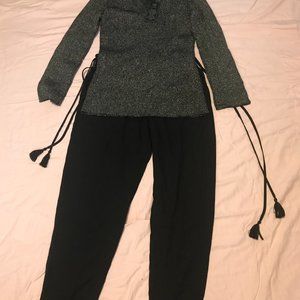 Woman  top and paints